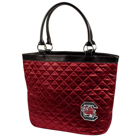 South Carolina Gamecocks NCAA Quilted Tote (Dark Red)