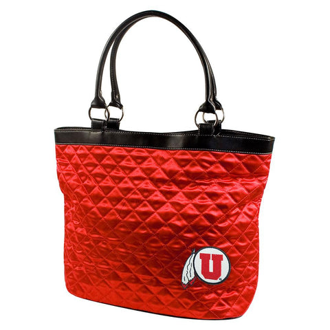 Utah Utes NCAA Quilted Tote (Light Red)