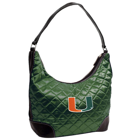 Miami Hurricanes NCAA Quilted Hobo