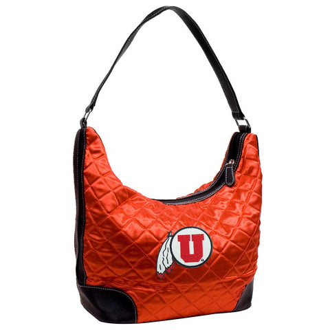 Utah Utes NCAA Quilted Hobo (Light Red)