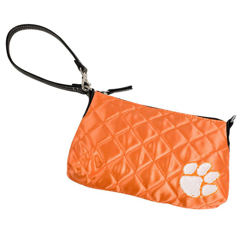 Clemson Tigers NCAA Quilted Wristlet (Orange)