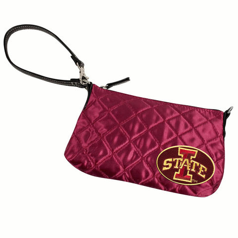 Iowa State Cyclones NCAA Quilted Wristlet (Dark Red)