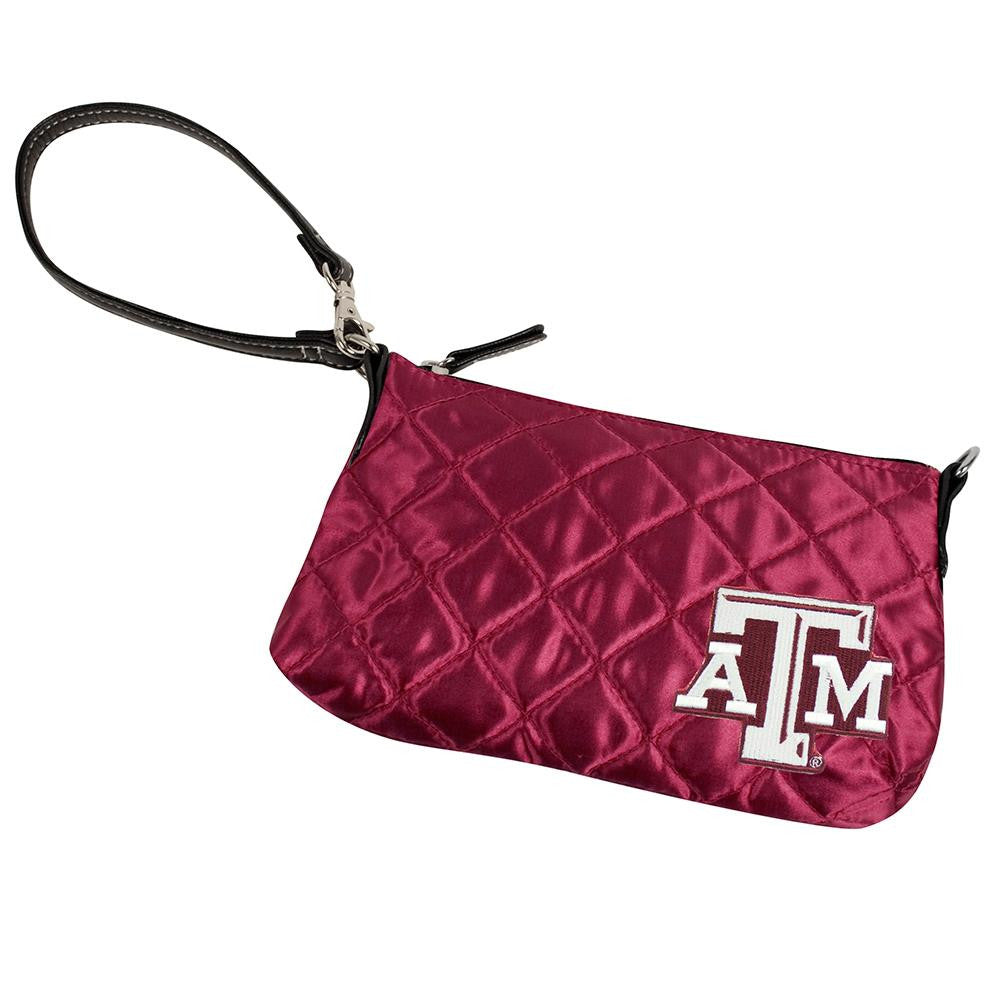 Texas A&M Aggies NCAA Quilted Wristlet (Dark Red)