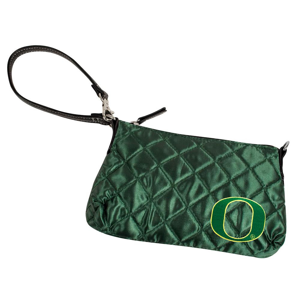 Oregon Ducks NCAA Quilted Wristlet (Dark Green)