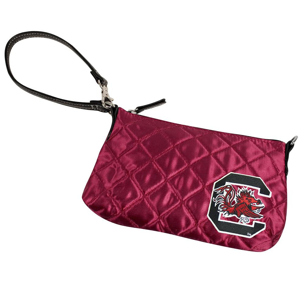 South Carolina Gamecocks NCAA Quilted Wristlet (Dark Red)