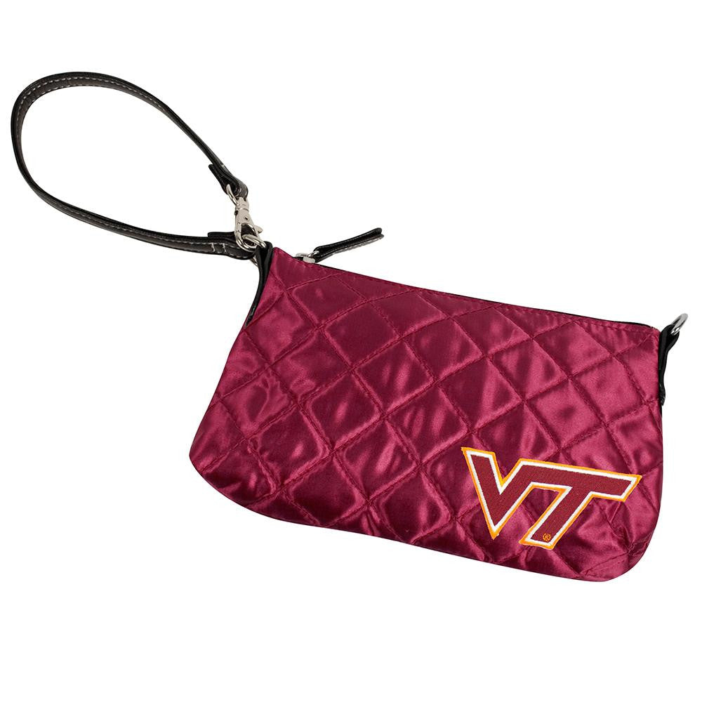 Virginia Tech Hokies NCAA Quilted Wristlet (Dark Red)