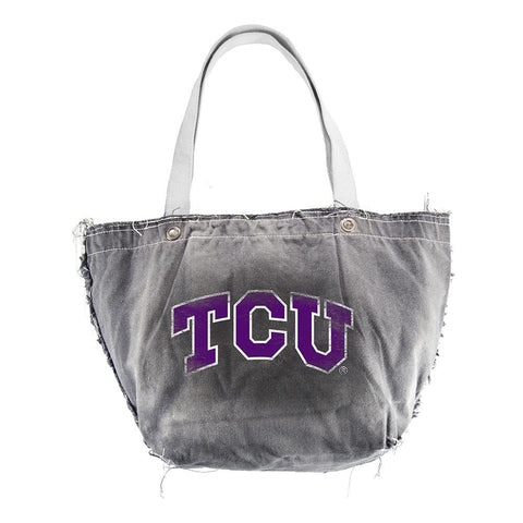 Texas Christian Horned Frogs NCAA Vintage Denim Tote