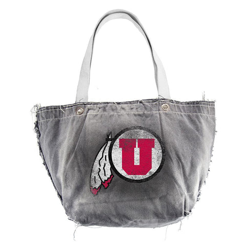 Utah Utes NCAA Vintage Denim Tote