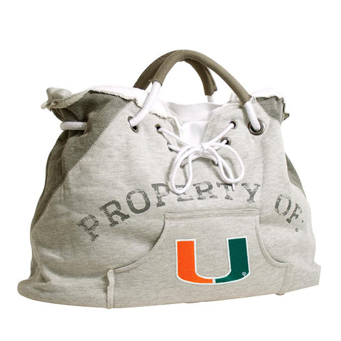 Miami Hurricanes NCAA Property Of Hoodie Tote