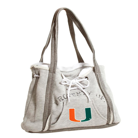 Miami Hurricanes NCAA Property Of Hoodie Purse