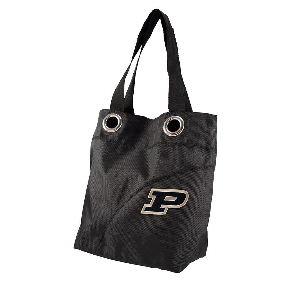 Purdue Boilermakers NCAA Color Sheen Tote (Black)