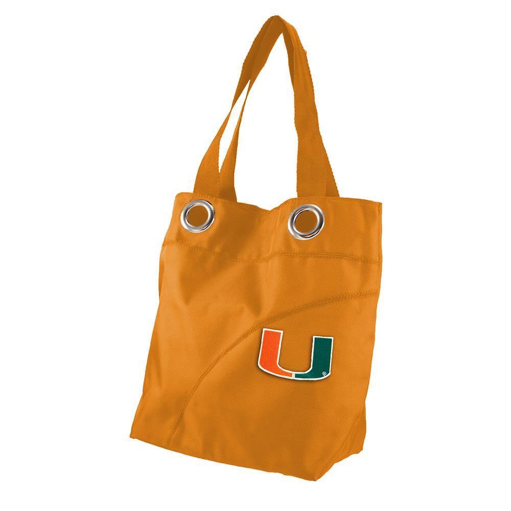 Miami Hurricanes NCAA Color Sheen Tote (Orange)