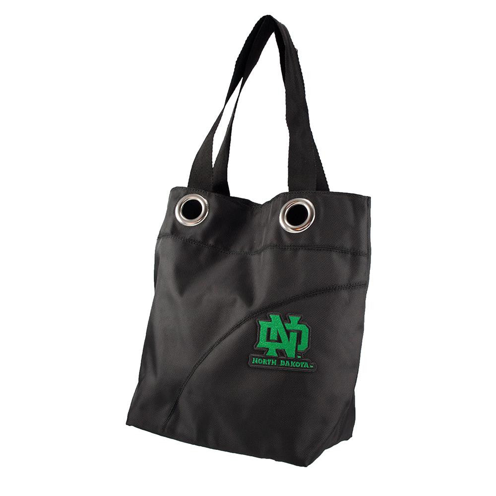 North Dakota Fighting Sioux NCAA Color Sheen Tote (Black)