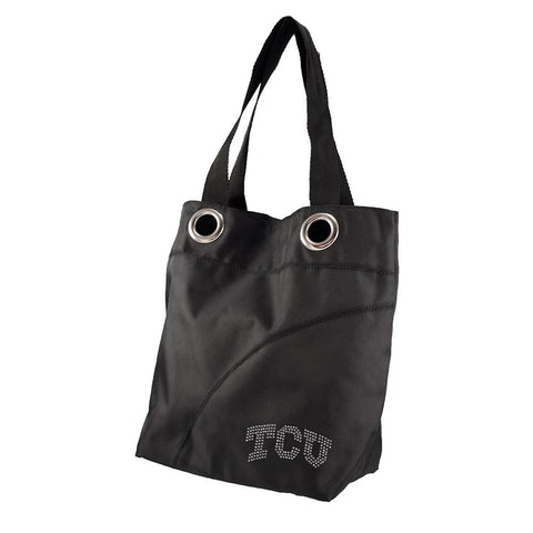 Texas Christian Horned Frogs NCAA Sport Noir Sheen Tote