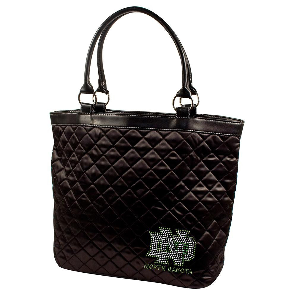 North Dakota Fighting Sioux NCAA Sport Noir Quilted Tote