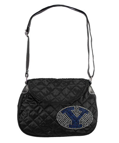 Brigham Young Cougars NCAA Sport Noir Quilted Saddlebag
