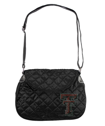 Texas Tech Red Raiders NCAA Sport Noir Quilted Saddlebag