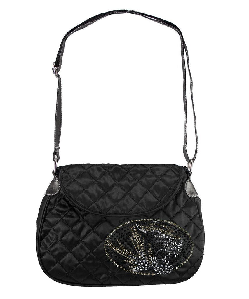 Missouri Tigers NCAA Sport Noir Quilted Saddlebag