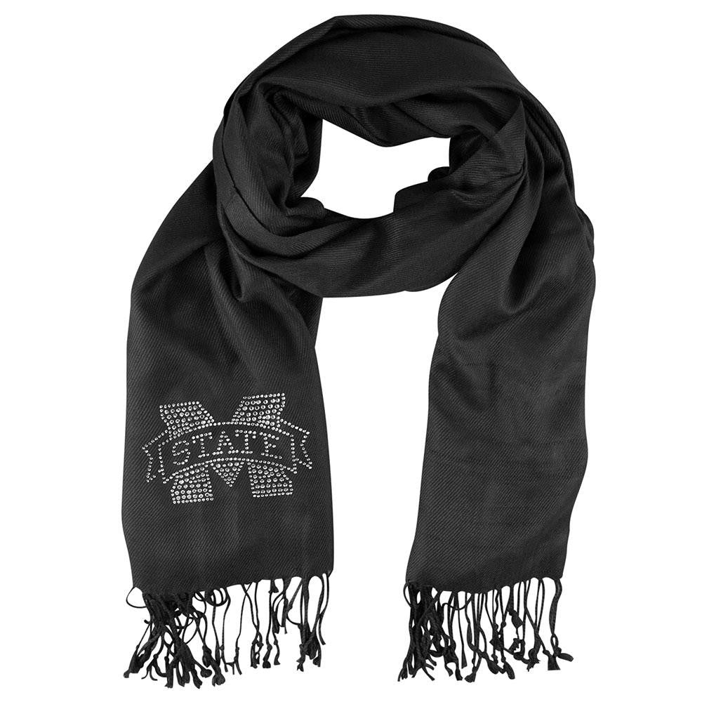 Mississippi State Bulldogs NCAA Black Pashi Fan Scarf