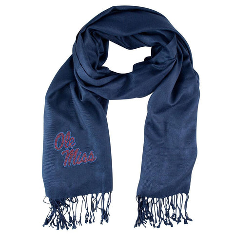 Mississippi Rebels NCAA Pashi Fan Scarf (Navy)