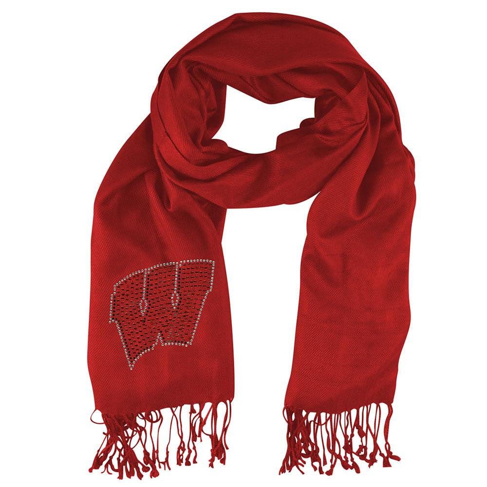 Wisconsin Badgers NCAA Pashi Fan Scarf (Light Red)
