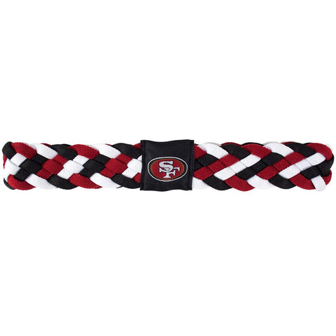 San Francisco 49ers NFL Braided Head Band 6 Braid