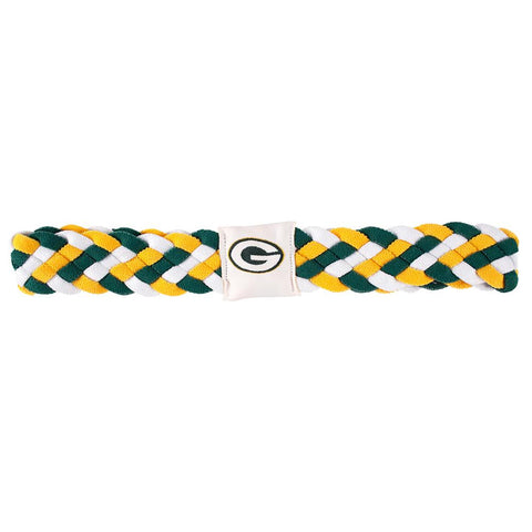 Green Bay Packers NFL Braided Head Band 6 Braid