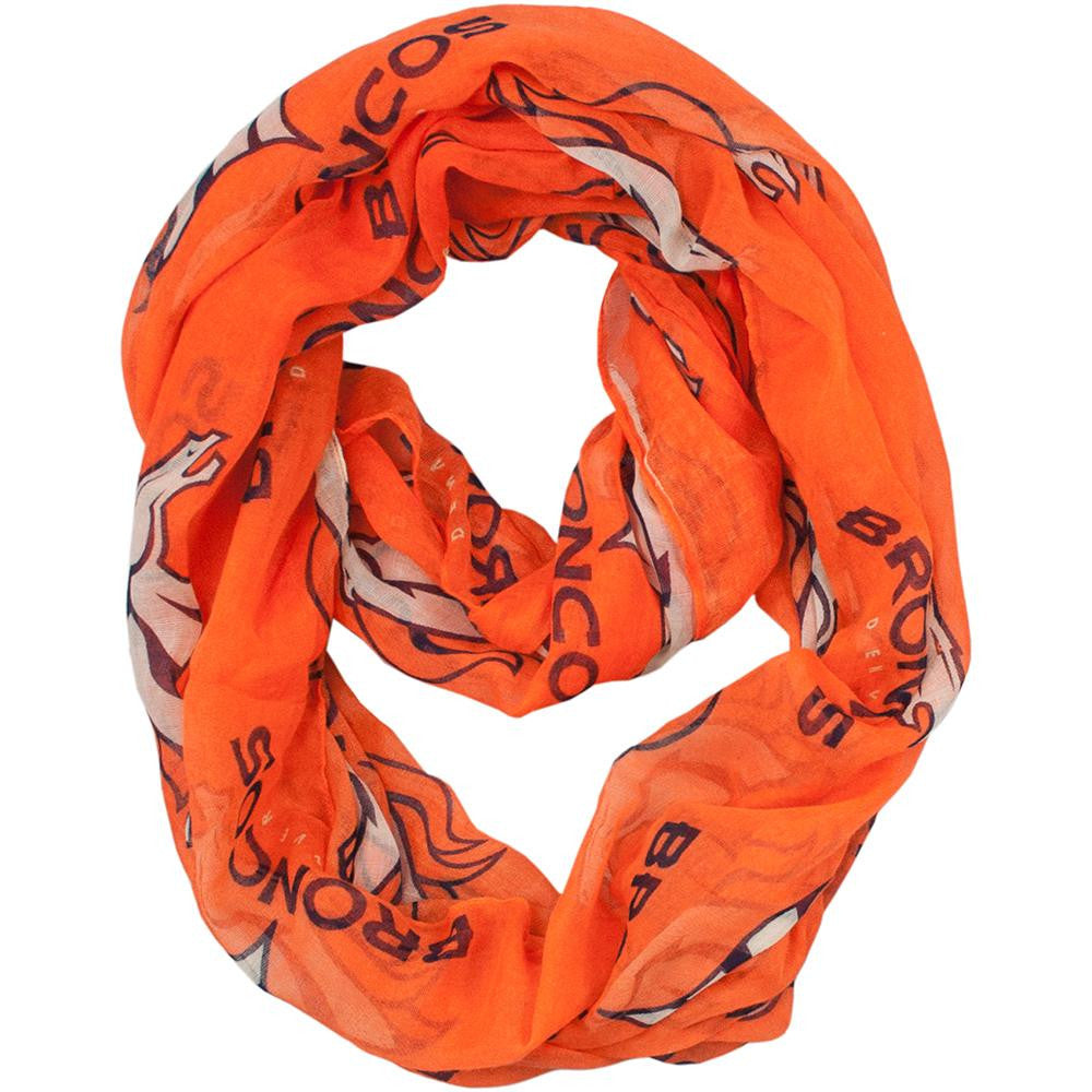 Denver Broncos NFL Sheer Infinity Scarf