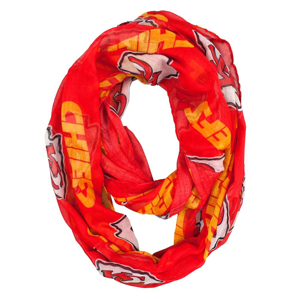 Kansas City Chiefs NFL Sheer Infinity Scarf