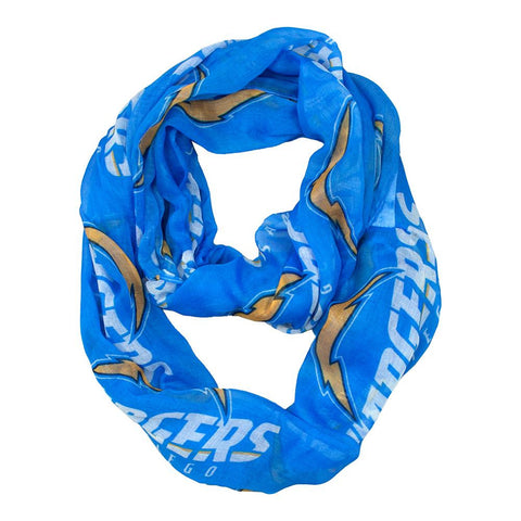 San Diego Chargers NFL Sheer Infinity Scarf