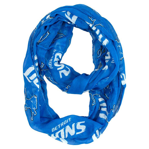 Detroit Lions NFL Sheer Infinity Scarf