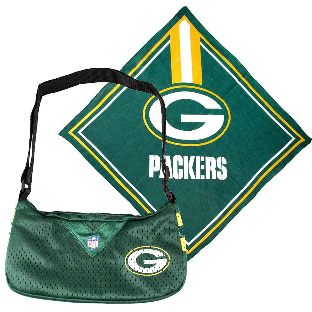 Green Bay Packers NFL Fandana and Jersey Purse Set