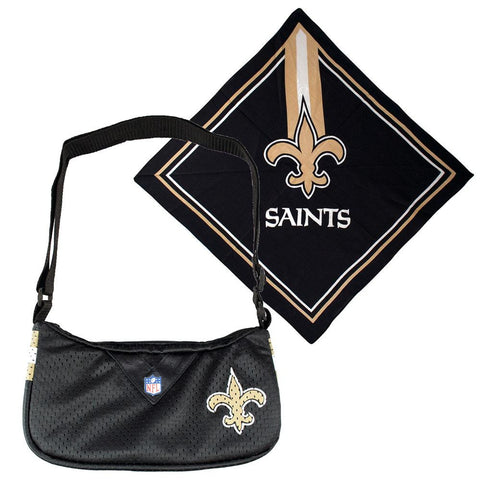 New Orleans Saints NFL Fandana and Jersey Purse Set