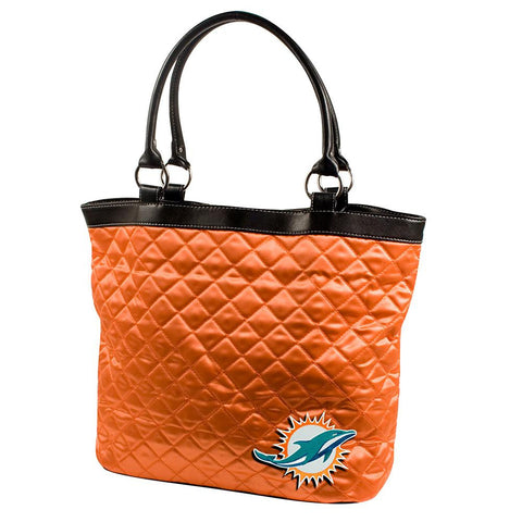 Miami Dolphins NFL Quilted Tote (Orange)