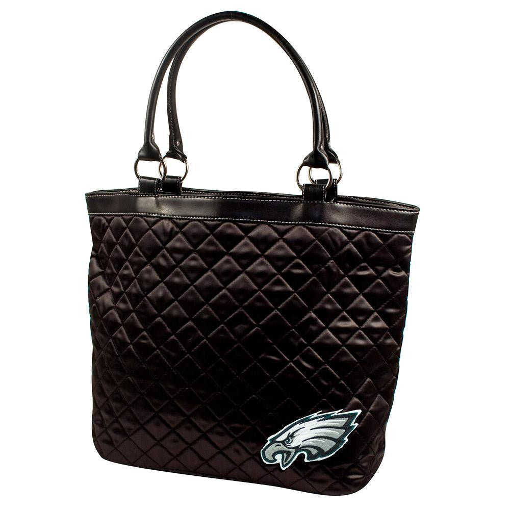 Philadelphia Eagles NFL Quilted Tote (Black)