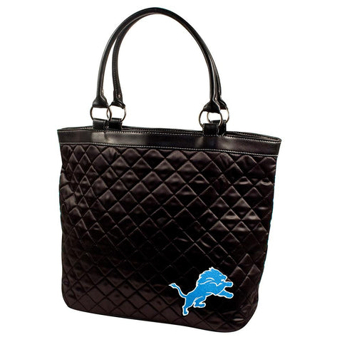 Detroit Lions NFL Quilted Tote (Black)