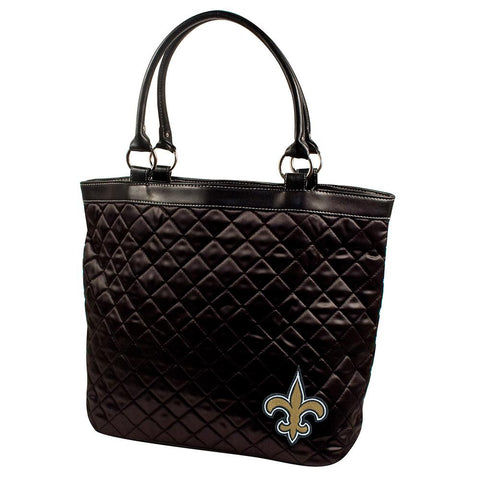 New Orleans Saints NFL Quilted Tote (Black)