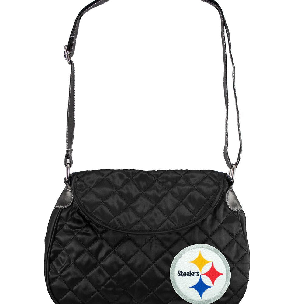 Pittsburgh Steelers NFL Quilted Saddlebag (Black)