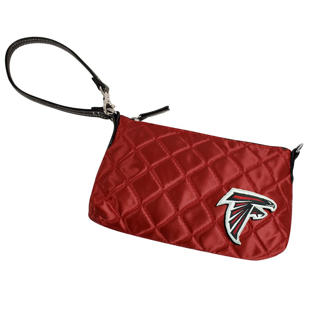 Atlanta Falcons NFL Quilted Wristlet (Dark Red)