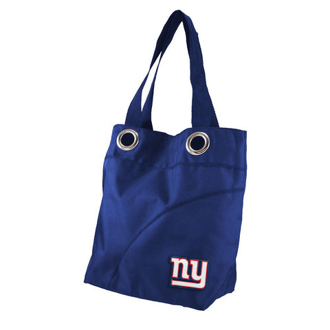 New York Giants NFL Color Sheen Tote (Navy)