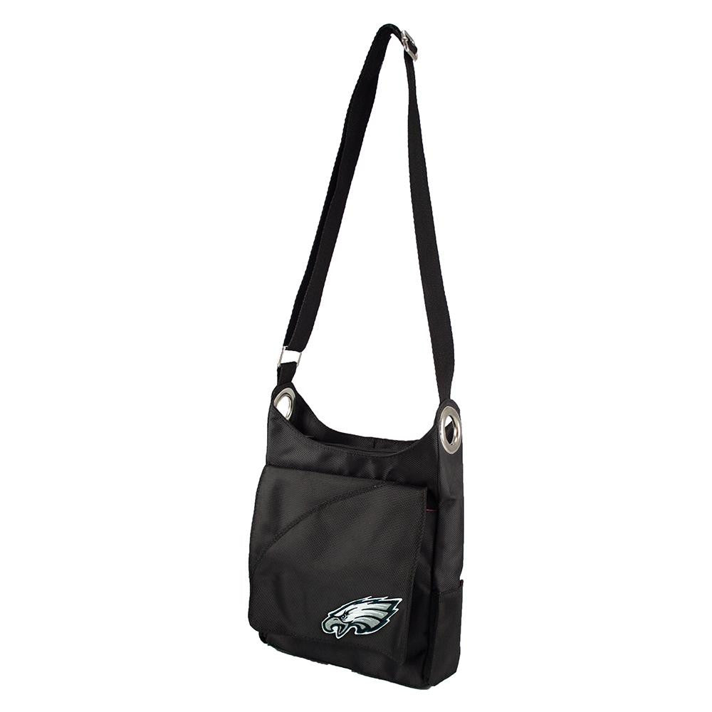 Philadelphia Eagles NFL Color Sheen Cross-body Bag (Black)