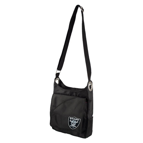 Oakland Raiders NFL Color Sheen Cross-body Bag (Black)