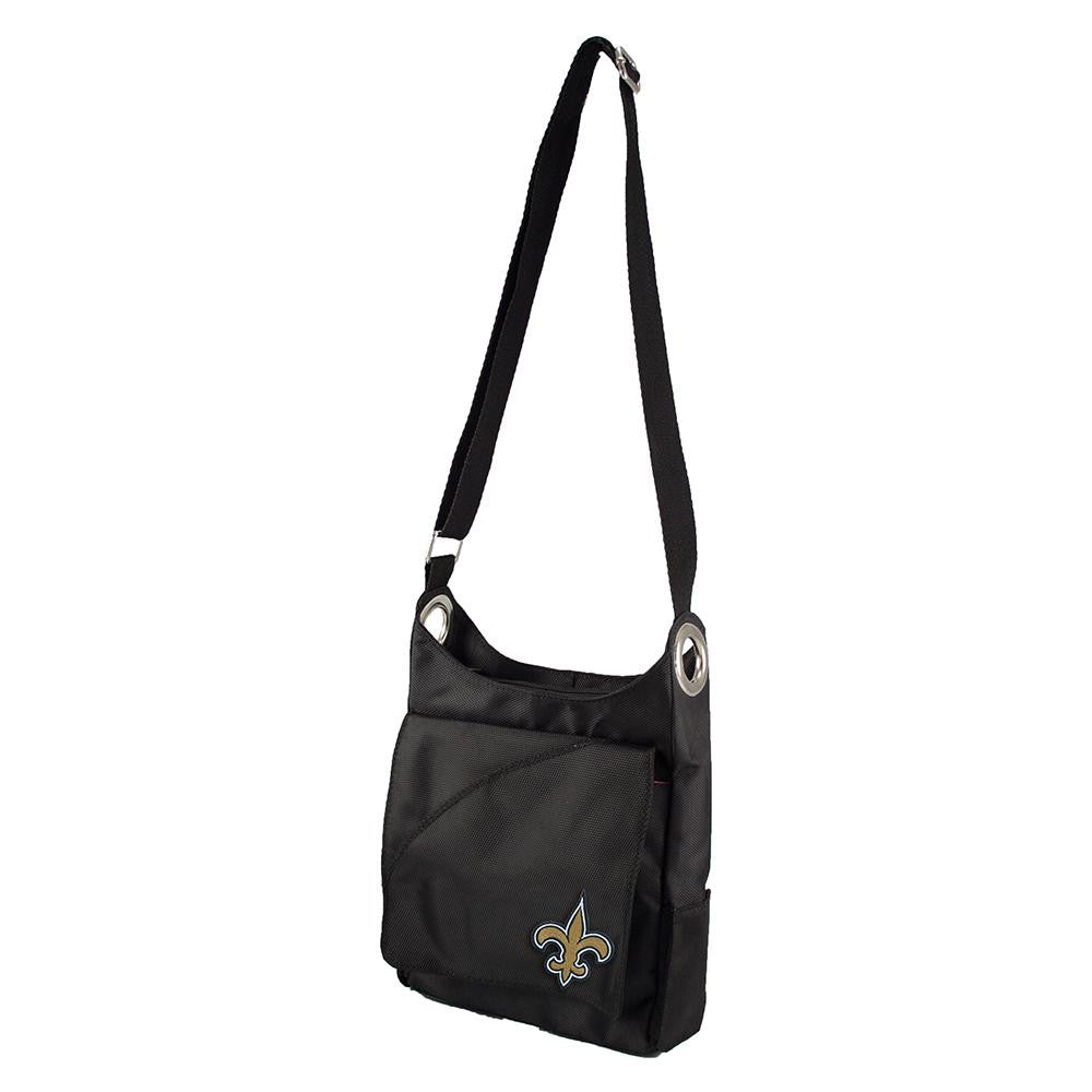 New Orleans Saints NFL Color Sheen Cross-body Bag (Black)