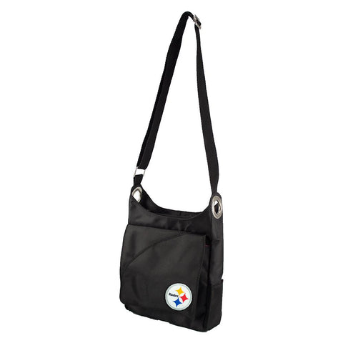 Pittsburgh Steelers NFL Color Sheen Cross-body Bag (Black)