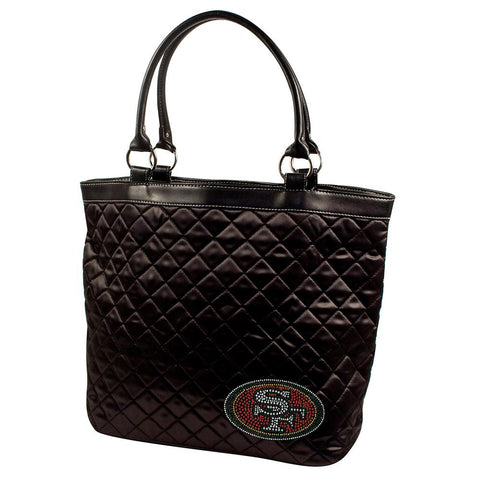 San Francisco 49ers NFL Sport Noir Quilted Tote