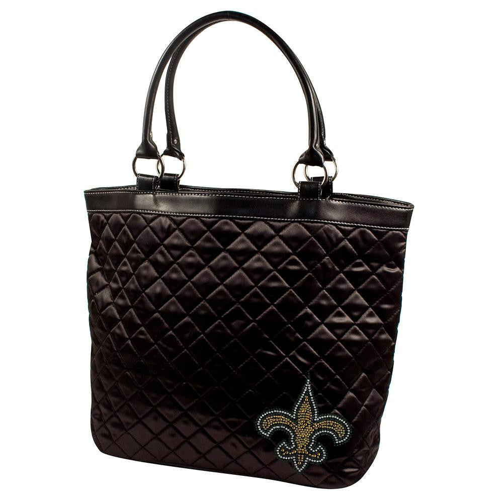 New Orleans Saints NFL Sport Noir Quilted Tote