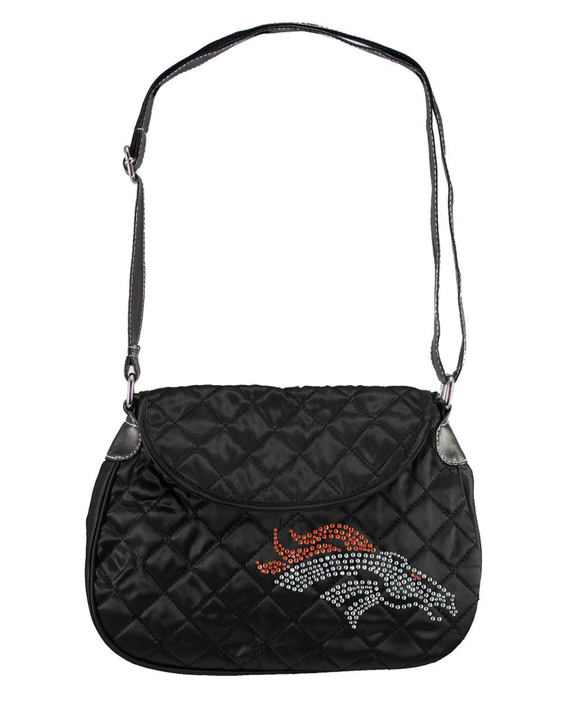 Denver Broncos NFL Sport Noir Quilted Saddlebag