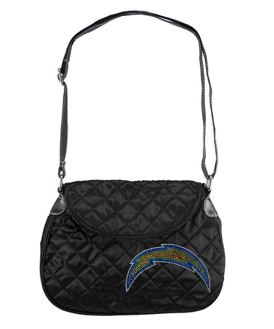 San Diego Chargers NFL Sport Noir Quilted Saddlebag