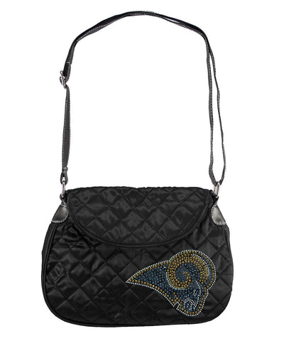 Los Angeles Rams NFL Sport Noir Quilted Saddlebag