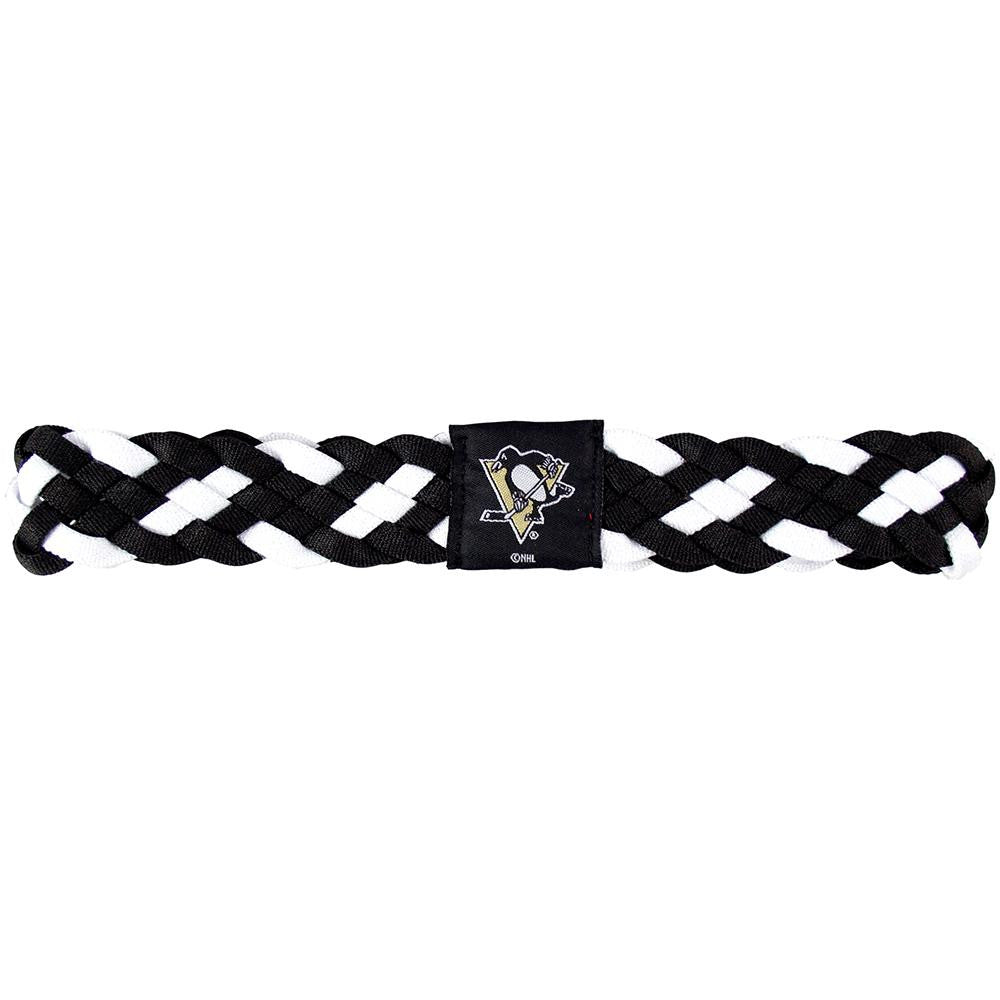 Pittsburgh Penguins NHL Braided Head Band 6 Braid